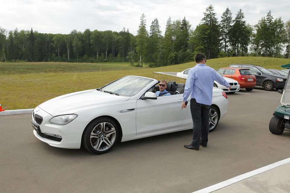 BMW 6 Coupe, Вадим Шитко: Времени на подготовку у нас было не много. Маршрут в окрестностях Гольф-клуба мы подготовили заранее